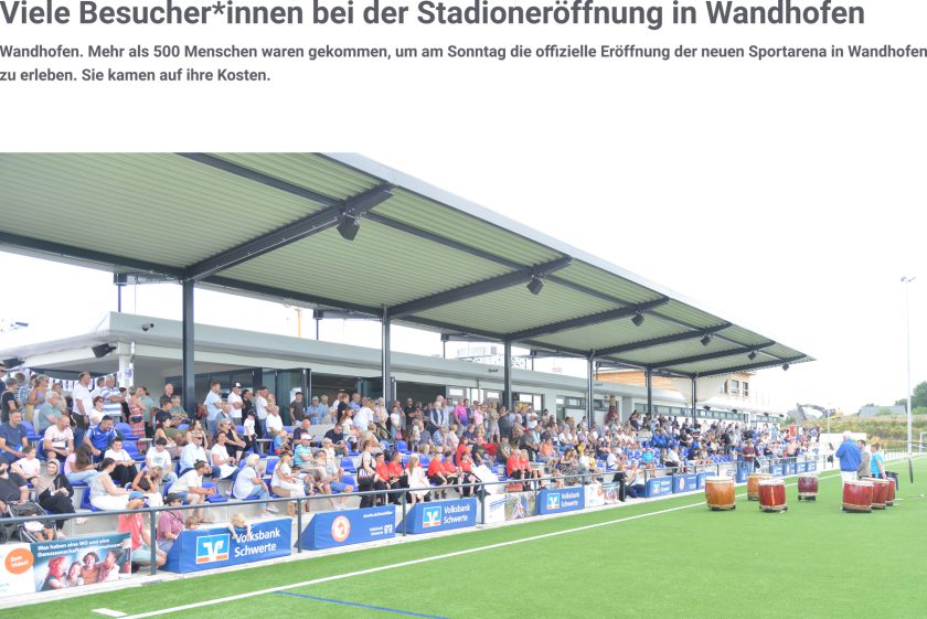 Sportzentrum Wandhofener Bruch 07/2025